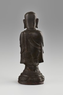 Monk, Papal, Chinese art, Chinese culture, Qing 1644-1911, figurine, Buddhist art depicting a