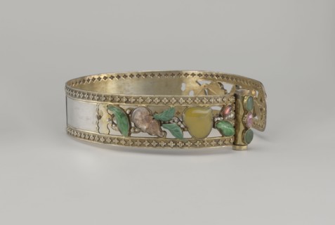 Headband, ; plant ornament; Chinese culture; Chinese art; Qing 1644–1911; head ornament; openwork