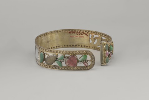 Headband, ; plant ornament; Chinese; Chinese art; Qing 1644–1911; head ornament; openwork inlaid