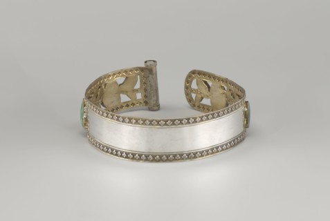 Headband, gift; plant ornament, Chinese, Chinese art; Qing dynasty 1644–1911, 19th century;