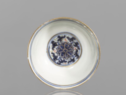 Bowl, 19th century, China; Qing dynasty 1644–1911; colored porcelain vessel, diameter 6.8 cm;