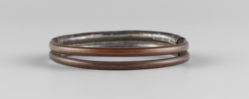 Bracelet, ; women's ornament, Chinese, Qing 1644–1911, 19th century; materials: enamel colors: