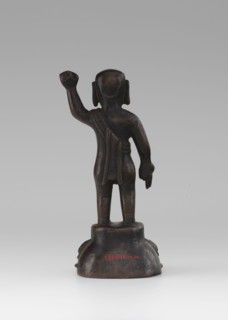 Young Buddha, unknown sculptor, gift, repossession Krakow, Buddha iconography, figurine on lotus