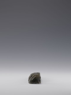Sage, unknown sculptor; figurine; Chinese; sages; Qing dynasty 1644–1911; 19th century; grey-green