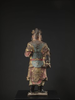 Lokapala Guardian of the World, unknown sculptor; Chinese; Chinese Buddhism; figurine of a warrior;