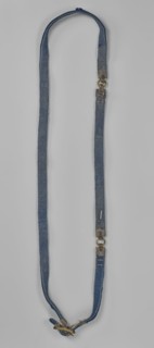 Bridle reins bridle fragment, maker, Chinese, Qing 1644–1911; cloisonné enamel on copper with