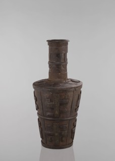 Jug, vessels, Tibetan culture, vases, meander ornament, symbols, Buddhist art, vessel tapering