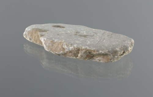 Mani stone, gift; Tibetan Buddhist ritual stone inscribed with mantras; 19th–20th century, Tibet;