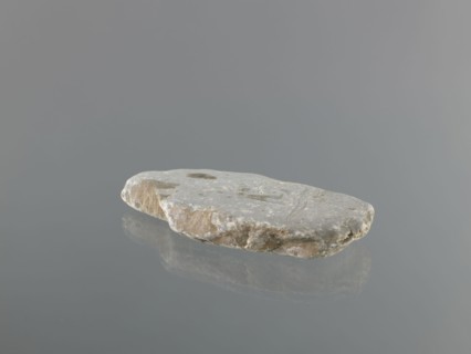 Mani stone, gift; Tibetan Buddhist ritual stone inscribed with mantras; 19th/20th century, Tibet;