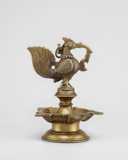 Oil lamp, gift, Indian art, Indian culture, bird iconography, fire, religion, temples, Hinduism,