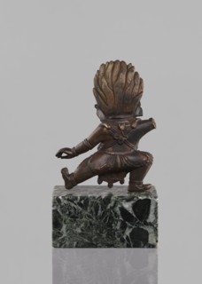 Lamaist deity with a bull's head — Yama; creator, Tibetan Buddhist art; 19th century, Tibet;