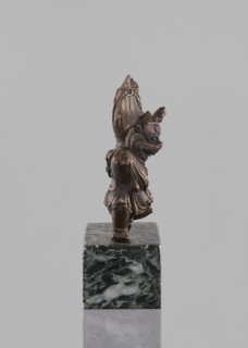 Lamaist deity with a bull's head — Yama; creator, Tibetan Buddhist art; sculpture, figurine;