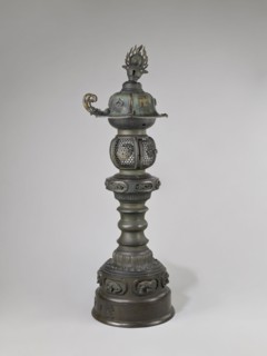 Temple lantern, Japanese, Edo period Man'en, 1860–1861; 1860, 9th month of the Year of the Monkey.
