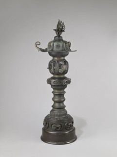 Temple lantern, Japanese, Edo period Man'en 1860–1861, 9th month of the Year of the Monkey, 1860.