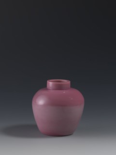Ginger vessel, gift, Chinese, Qing 1644–1911, ovoid storage pot with a short collar, mid-19th