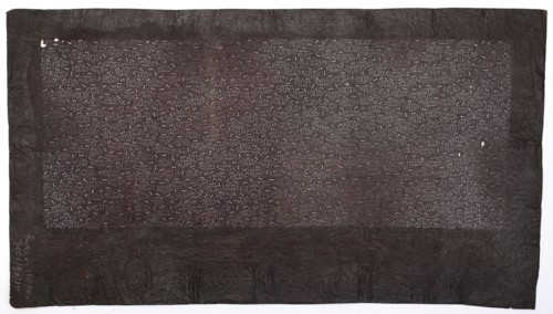 Katagami dyeing stencil with bamboo motif take, Japanese, Edo period 19th century, katagami stencil