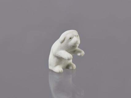Puppy, unknown ceramicist, Meiji period early 20th century, Meiji 1868–1912, Japan — Hirado.