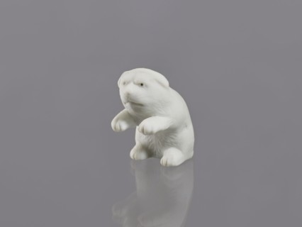 Puppy, unknown ceramicist, gift, Meiji 1868–1912, Japanese art, Japanese culture, ceramics,