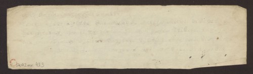Buddhist manuscript page, unknown scribe-copyist, Tibetan Buddhist art; Page from a Tibetan