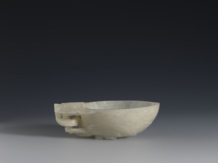 A vessel for rinsing brushes, Chinese, Qing dynasty 1644–1911, 19th century. Painted decoration of