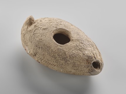 Oil lamp, Islamic art, Arabic culture, Umayyad dynasty 661–750, Hisham II Umayyad caliph; 691–743,