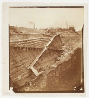 Open-pit hard coal mine Cieszkowski in Dabrowa Górnicza - view from the east, Fajans, Maksymilian