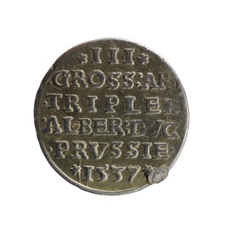Trojak, Vogelwaider Vogelwaid, Eustachius mintmaster/publisher; Decius, Jost Ludwik fl. 1528–1535