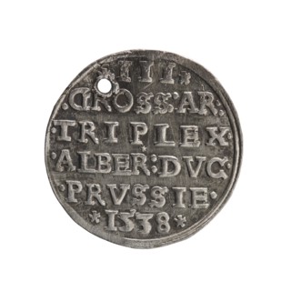 Trojak, Vogelwaider Vogelwaid, Eustachius mintmaster/publisher; Decius, Jost Ludwik fl. 1528–1535
