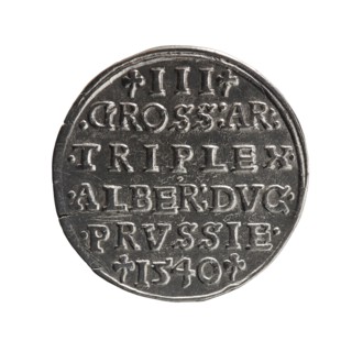 Trojak, Vogelwaider Vogelwaid, Eustachius mintmaster/publisher, Decius, Jost Ludwik fl. 1528–1535