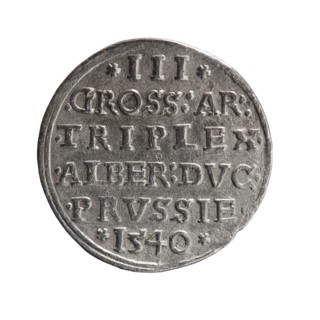 Trojak, Vogelwaider Vogelwaid, Eustachius mintmaster/publisher; Decius, Jost Ludwik fl. 1528–1535