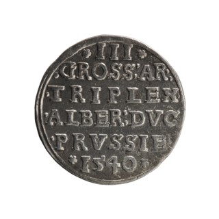 Trojak, Vogelwaider Vogelwaid, Eustachius mintmaster/publisher; Decius, Jost Ludwik fl. 1528–1535