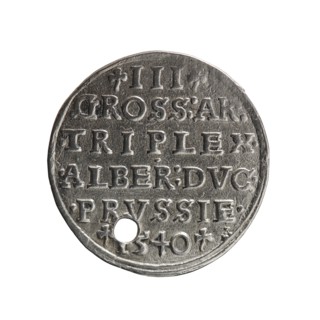 Trojak, Vogelwaider Vogelwaid, Eustachius mintmaster / publisher; Decius, Jost Ludwik fl. 1528–1535