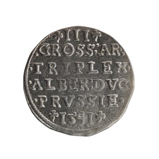 Trojak, Schilling, Maciej mintmaster; Decjusz, Jost Ludwik fl. 1528–1535 co-creator; Albrecht