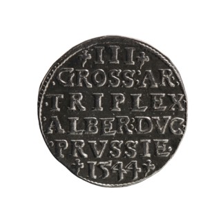 Trojak; Schilling, Maciej mintmaster/publisher; Decjusz, Jost Ludwik fl. 1528–1535 co-creator, mint