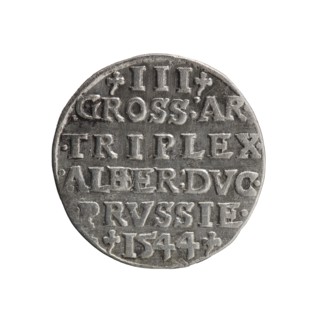 trojak; maker: Maciej Schilling mintmaster and co-creator Jost Ludwik Decjusz fl. 1528–1535, mint