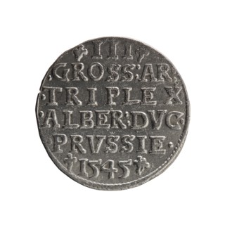 trojak; maker: Schilling, Maciej mintmaster; co-creator: Decjusz, Jost Ludwik fl. 1528–1535, mint