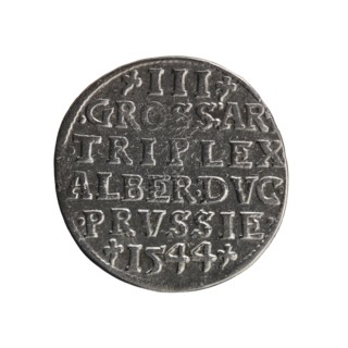 Trojak; Schilling, Maciej mintmaster; Decjusz, Jost Ludwik fl. 1528–1535 co-creator, mint manager;