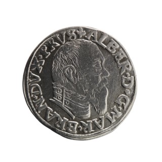 Trojak, Schilling, Maciej mintmaster; co-creator. Albrecht Hohenzollern Prince of Prussia;