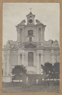 Sienno Sianno, Belarus. Dominican Church of St. Trinity — general view towards the façade,