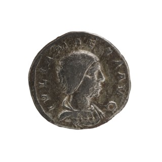 Denarius, Elagabalus 204–222; Roman emperor 218–222. Obv.: IVLIA MAESA AVG — Draped bust of Julia