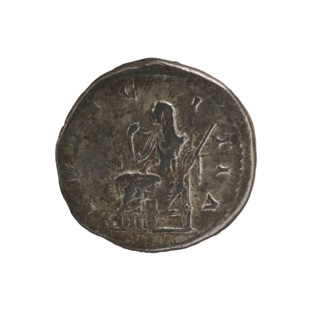 Denarius, Elagabalus 204–222; Roman emperor 218–222. Obv.: IVLIA MAESA AVG — Draped bust of Julia