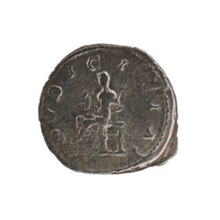 Denarius, Elagabalus 204–222; Roman emperor 218–222. Obverse: IVLIA MAESA AVG — draped bust of