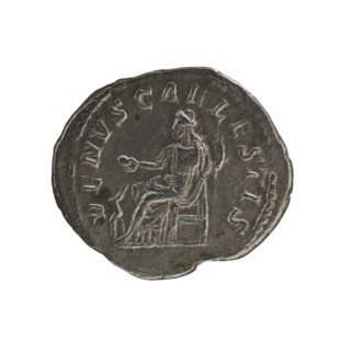 Denarius, Elagabalus 204–222; Roman emperor 218–222. Issuer: Julia Soaemias 180–222; Augusta