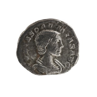 Denarius, Elagabalus 204–222; Roman emperor 218–222. Issuer: Julia Soaemias 180–222; Augusta