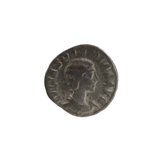 Denarius, Elagabalus reigned 218–222. Issued by Julia Soaemias Augusta, 218–222. Obverse: IVLIA