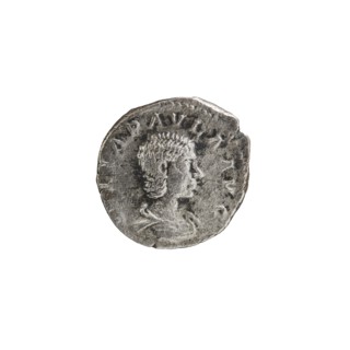 Denarius, Elagabalus Roman emperor 218–222 issuer, Julia Paula Roman empress 219–220. Obv.: