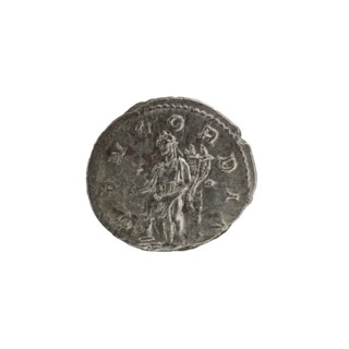 Denarius, Elagabalus 204–222; Roman emperor 218–222. Issuer: Aquilia Severa fl. 220–222; Roman