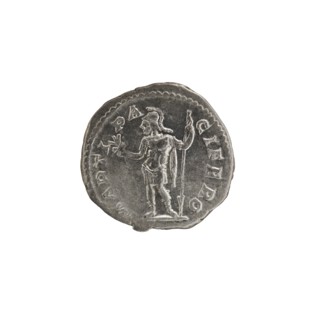 Denarius, Alexander Severus 208–235; Roman emperor 222–235. Obverse: IMPCMAVRSEVALEXANDAVG — Bust