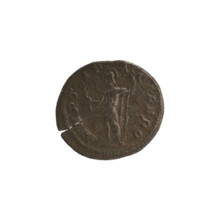 Denarius of Alexander Severus reigned 222–235. Obverse: Bust of Alexander Severus in laurel wreath,