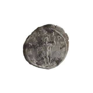 Denarius, Alexander Severus 208–235; Roman emperor 222–235. Obverse: Bust of Alexander Severus with
